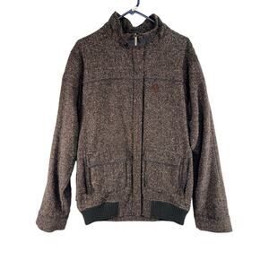 Rare Nomis Men's Bomber Brown Casual, Outdoor, Jacket Size Medium CA 41588